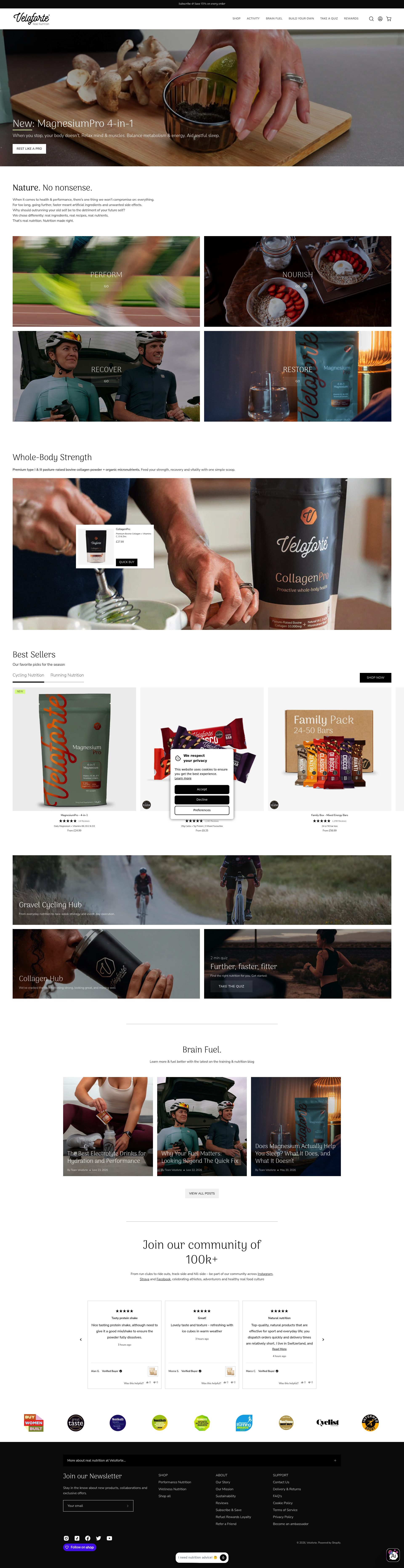 Veloforte homepage