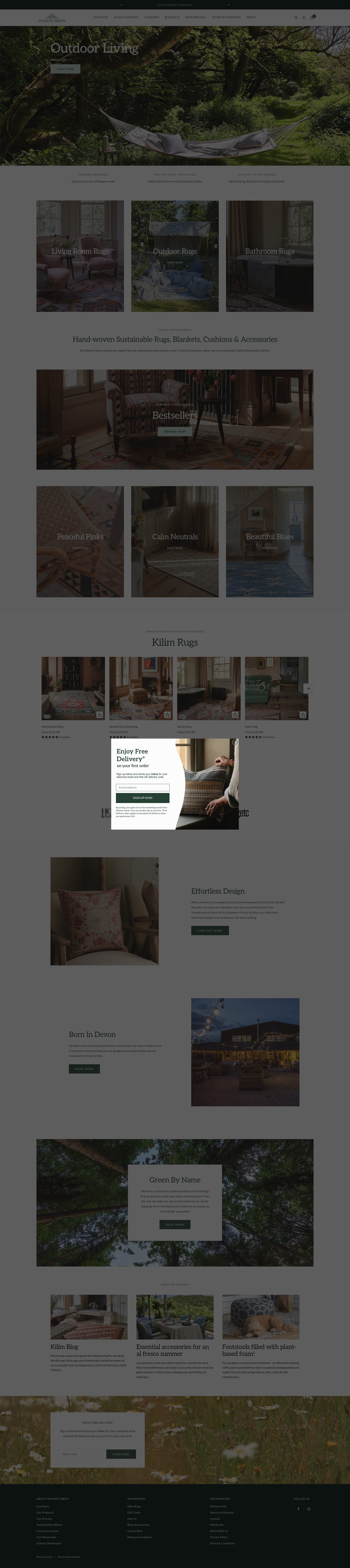 WEAVER GREEN homepage