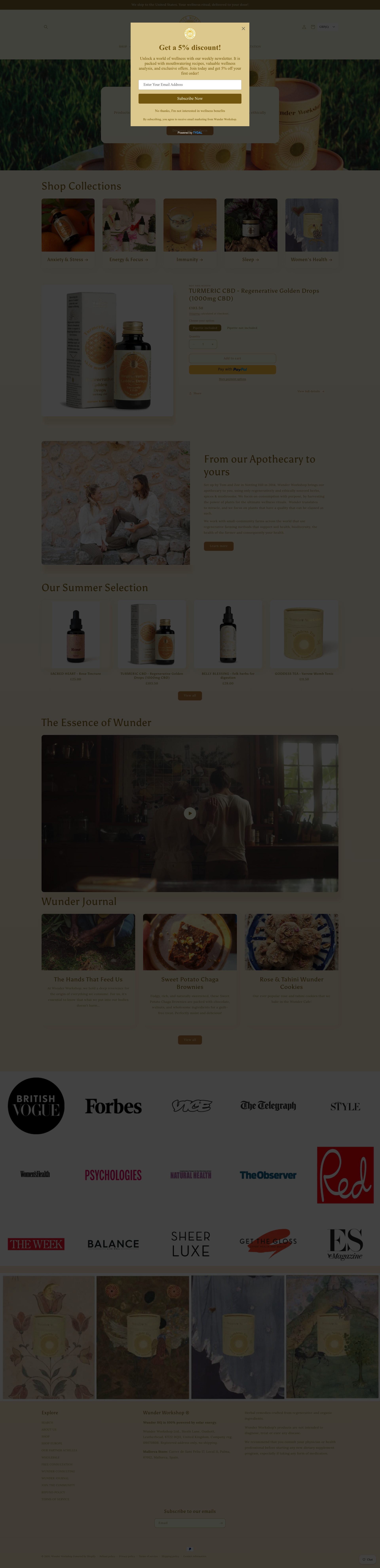 Wunder Workshop homepage