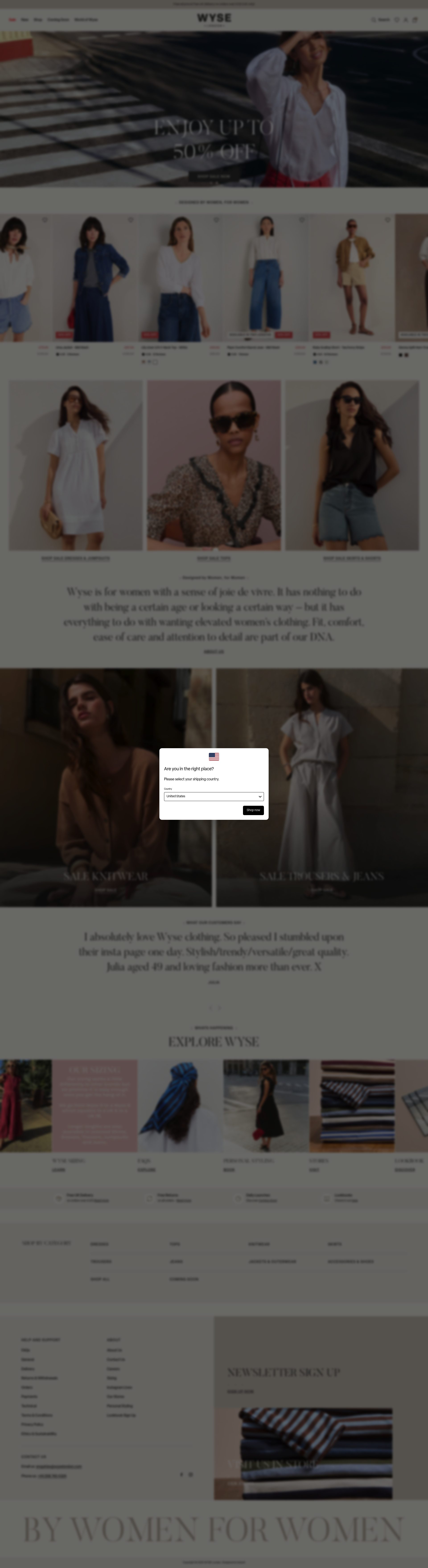 Wyse London homepage screenshot