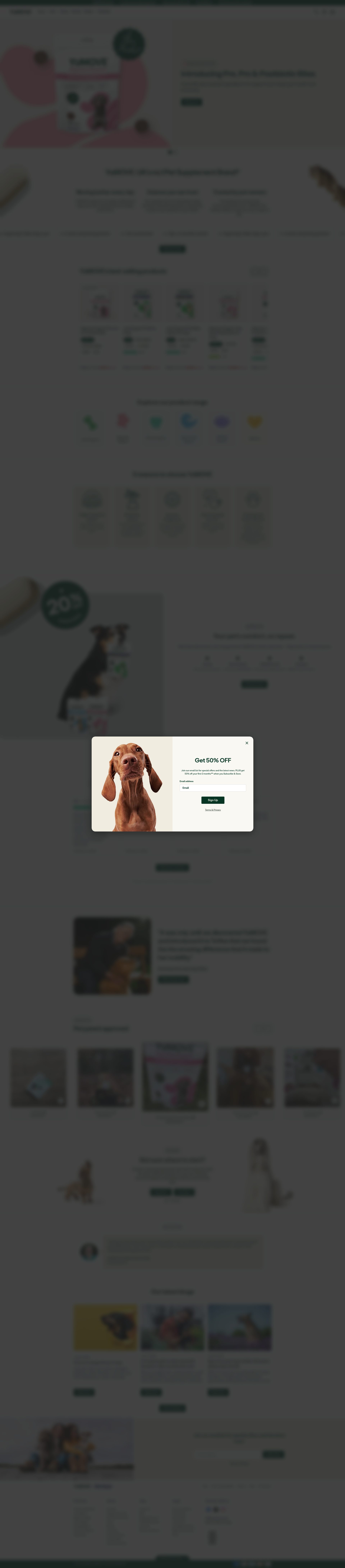 YuMOVE homepage